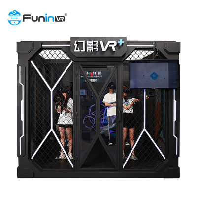 Multiplayer VR Funin VR + Gun Equipment 9D VR Shooting Game Machine لمركز Arcade