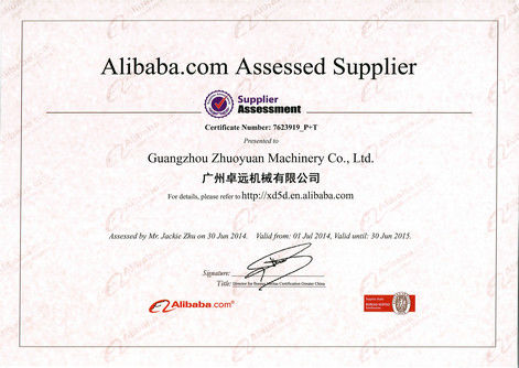 الصين Zhuoyuan Co.,Ltd الشهادات